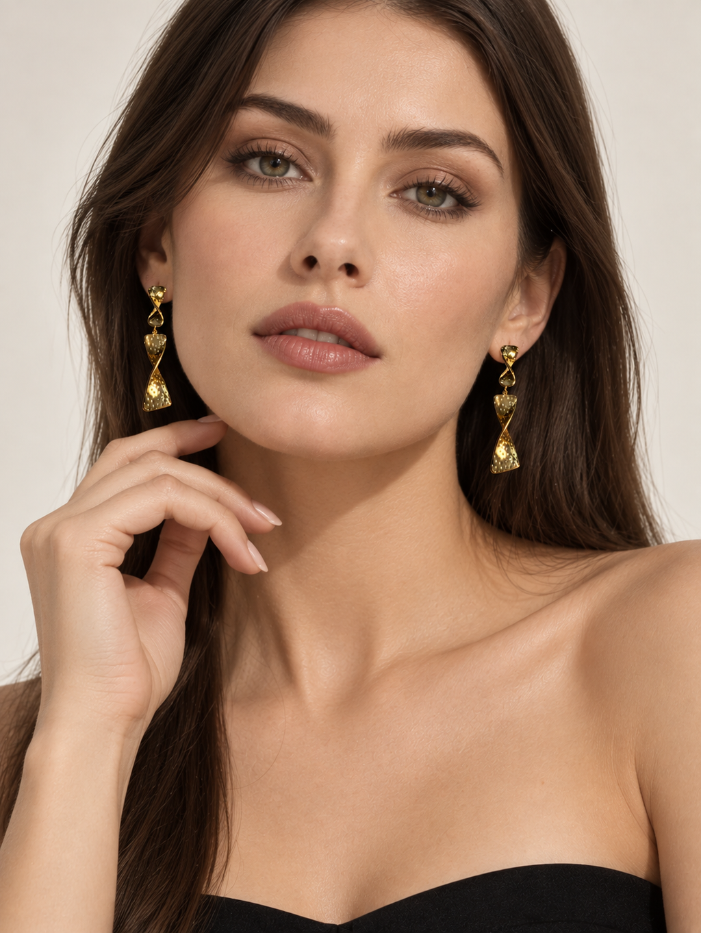 Tara Anti-Tarnish Sculptural Drop Earrings