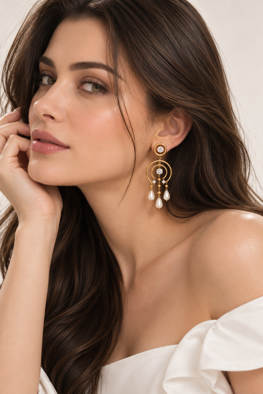 Elise Anti-Tarnish Pearl Drop Earrings