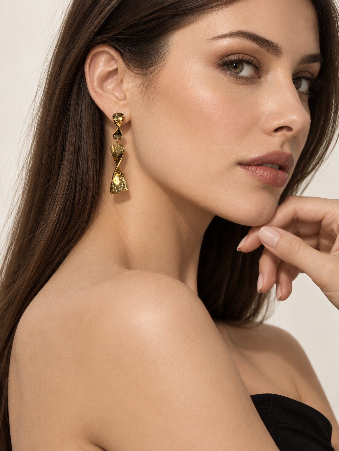 Tara Anti-Tarnish Sculptural Drop Earrings