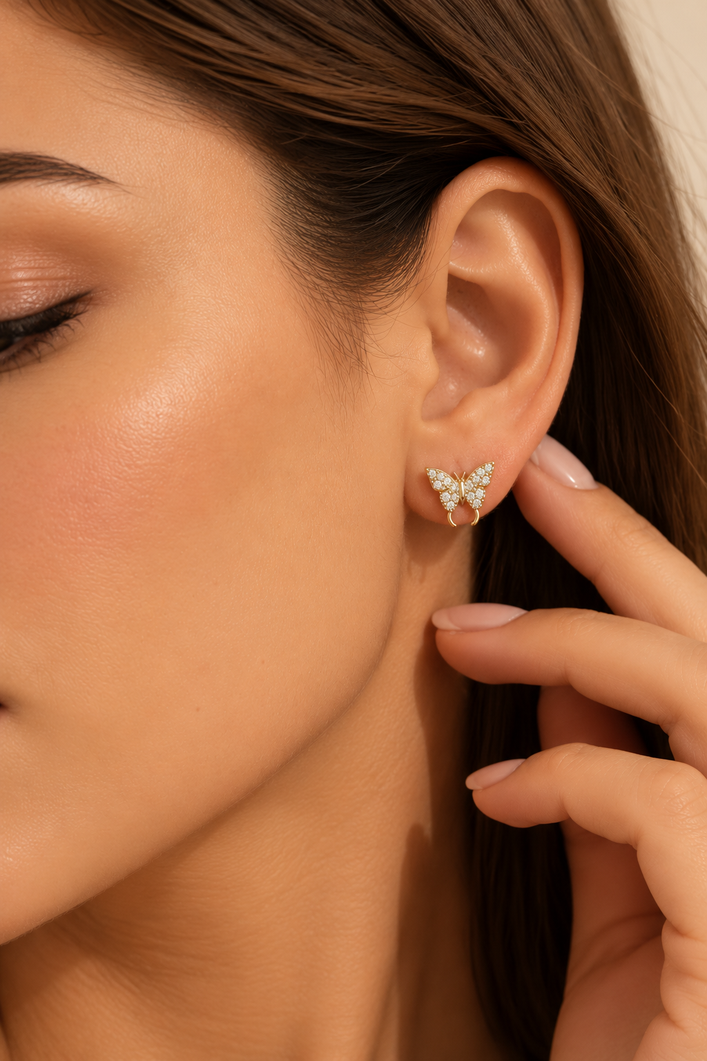 Mariposa Butterfly Stud Earrings – Anti-Tarnish