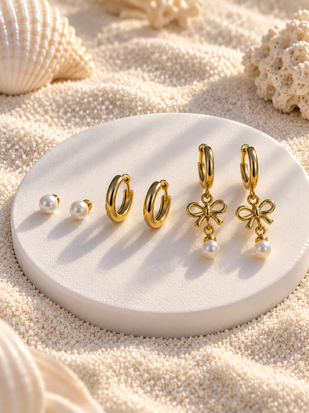 Sora Anti-Tarnish Multi-Style Earrings