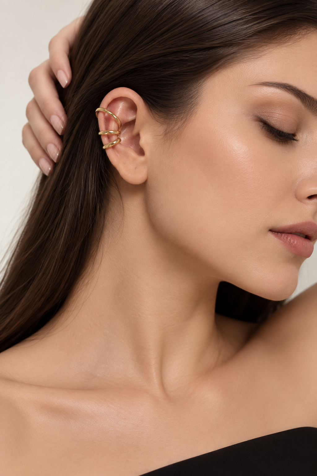 Cleo Multi-Loop Ear Cuff – Anti-Tarnish