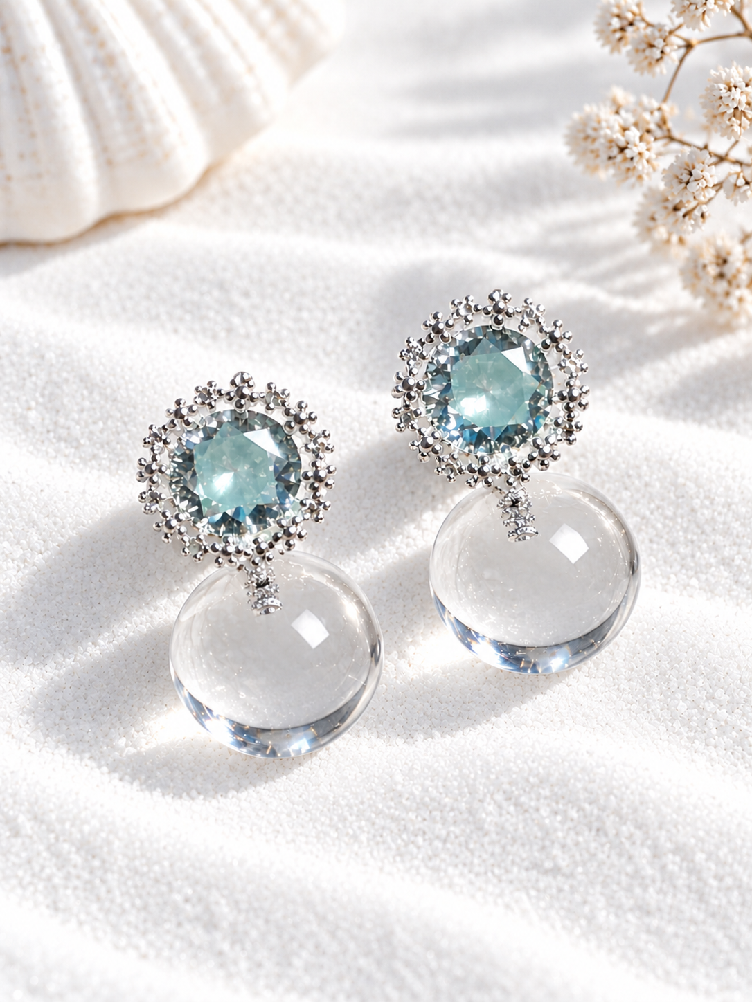 Celeste Crystal Drop Earrings