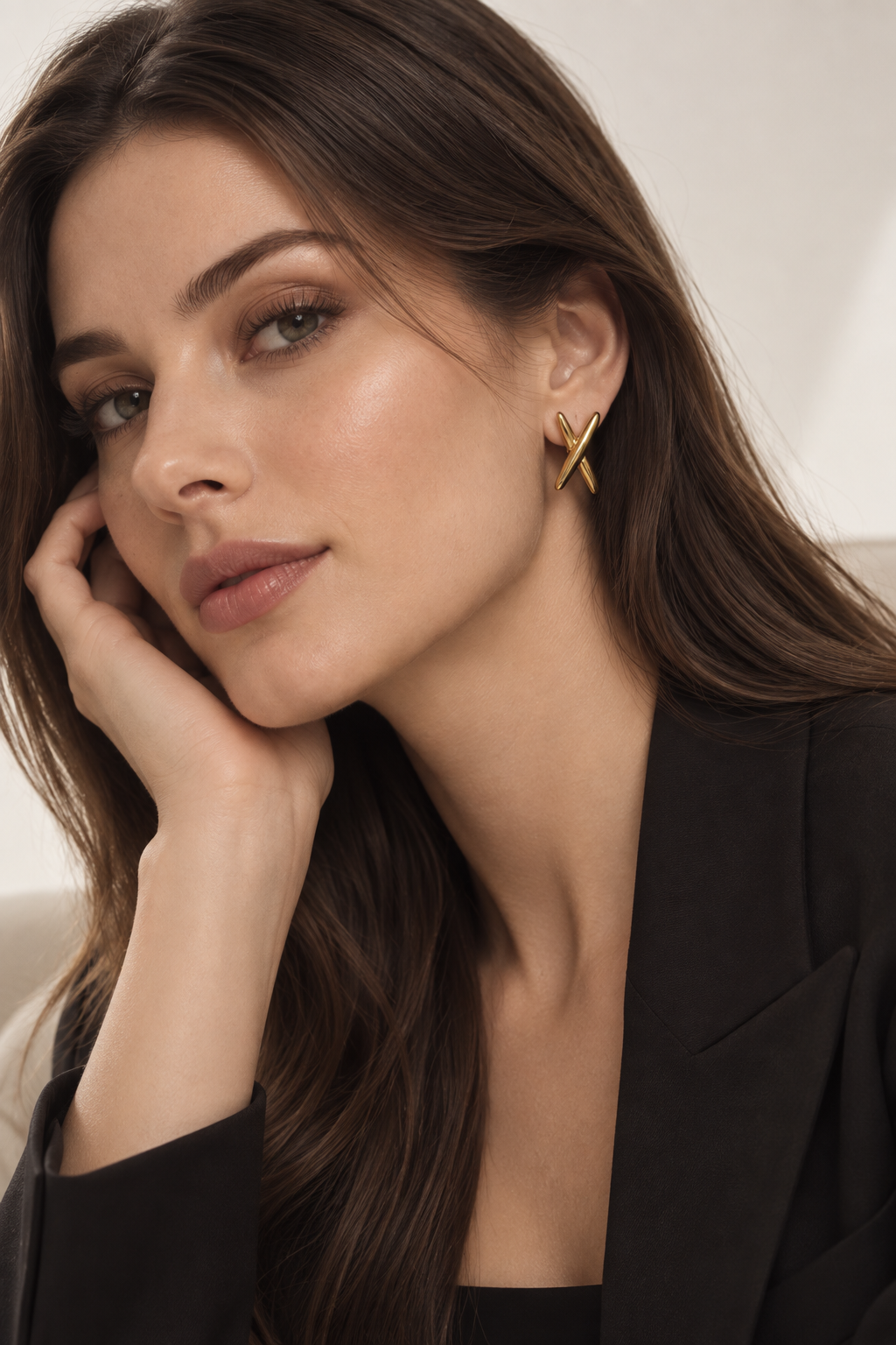 Vivi Anti-Tarnish Cross Earrings