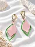 Sienna Anti-Tarnish Geometric Drop Earrings