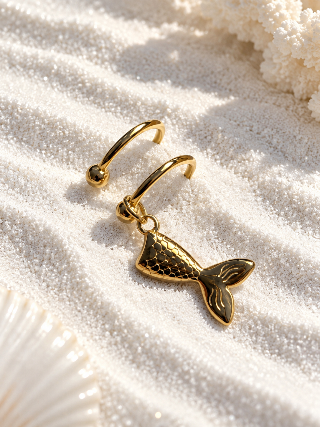 Mermaid’s Tale Ear Cuff – Anti-Tarnish