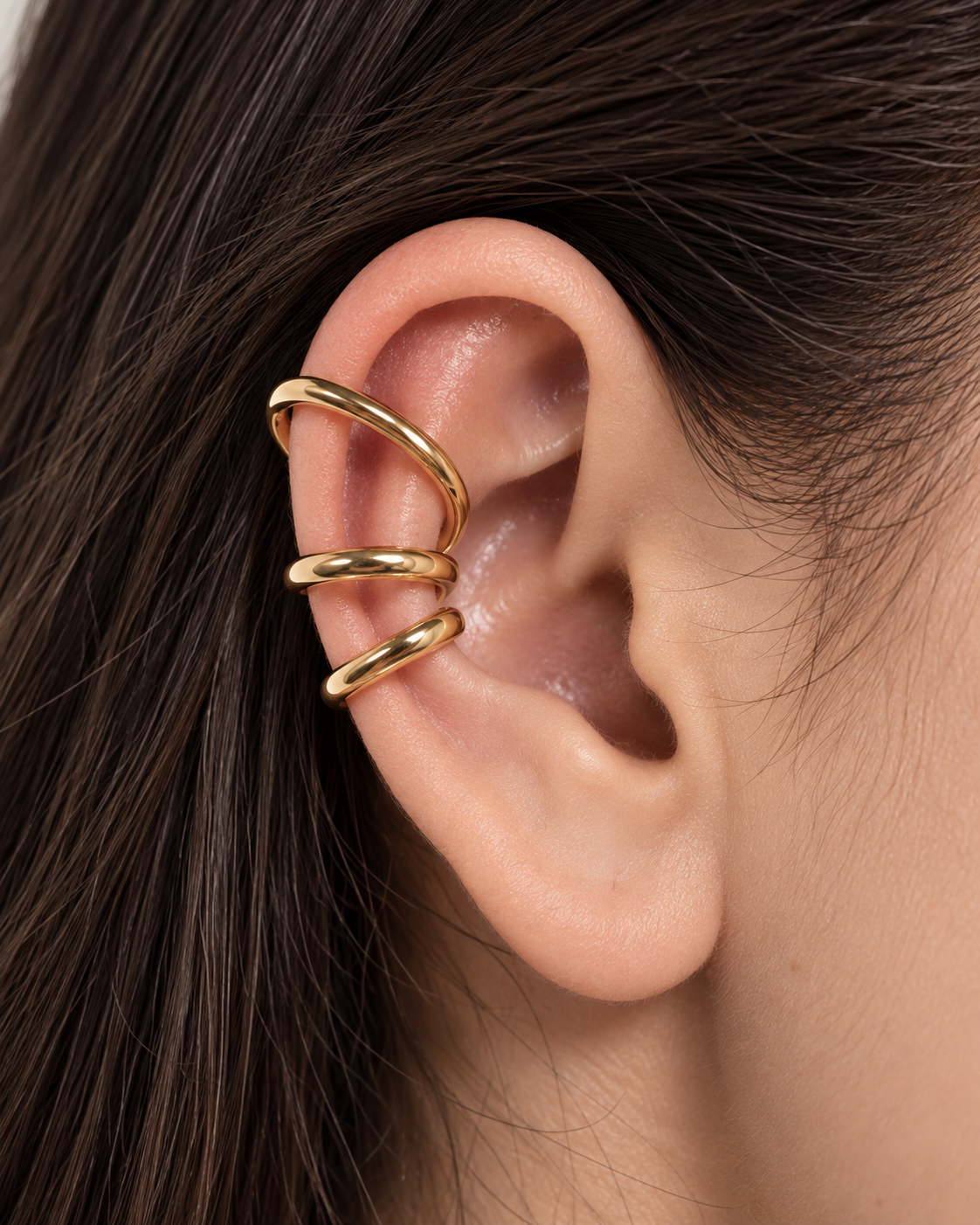 Cleo Multi-Loop Ear Cuff – Anti-Tarnish