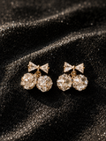 Crystal Bow Earrings