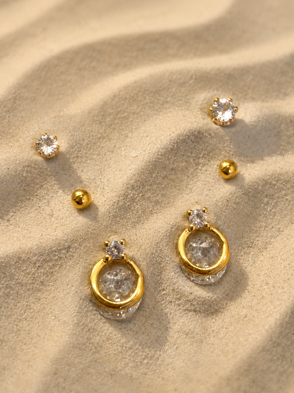 Earring Combo | Pack of 3 | 8 Pairs