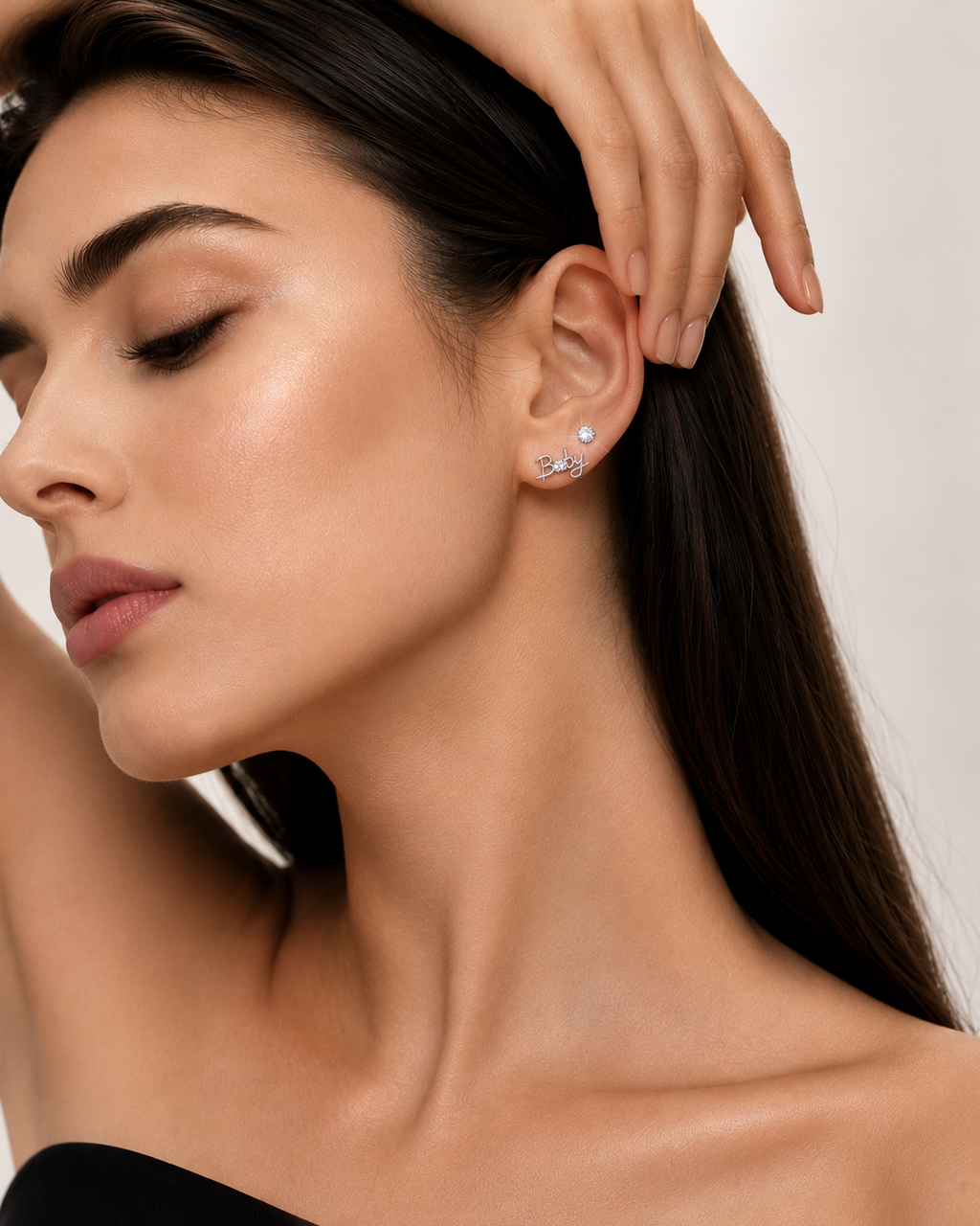 Script Earrings