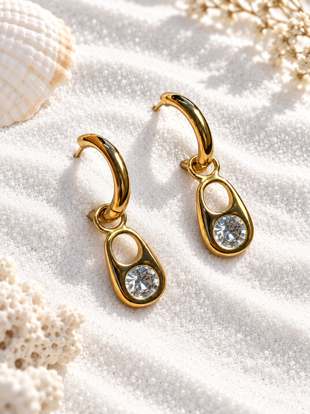 Cora Anti-Tarnish Hoop Earrings