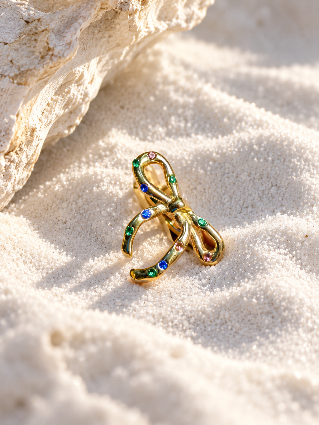 Bella Bow Ear Cuff – Anti-Tarnish