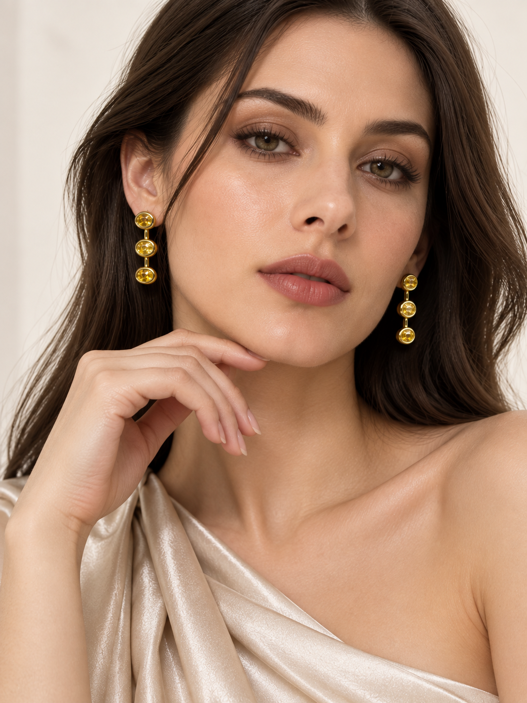 Solara Anti-Tarnish Drop Earrings