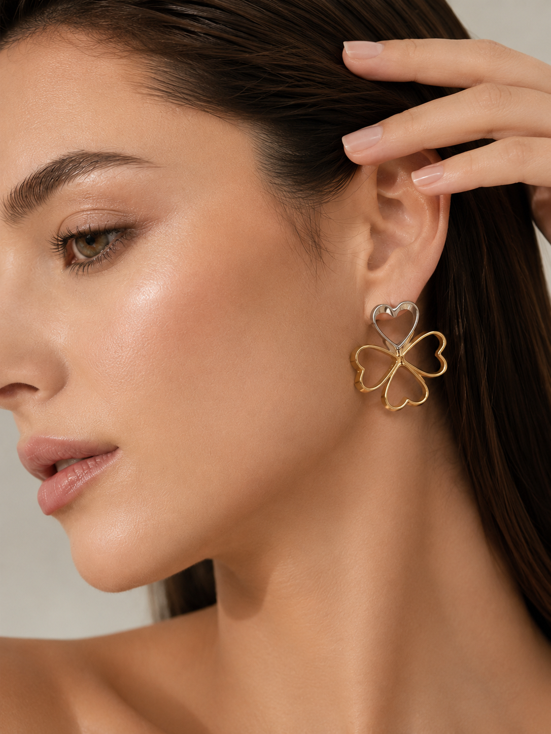 Twin Heart Earrings