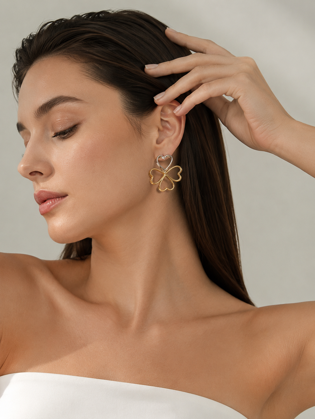 Twin Heart Earrings