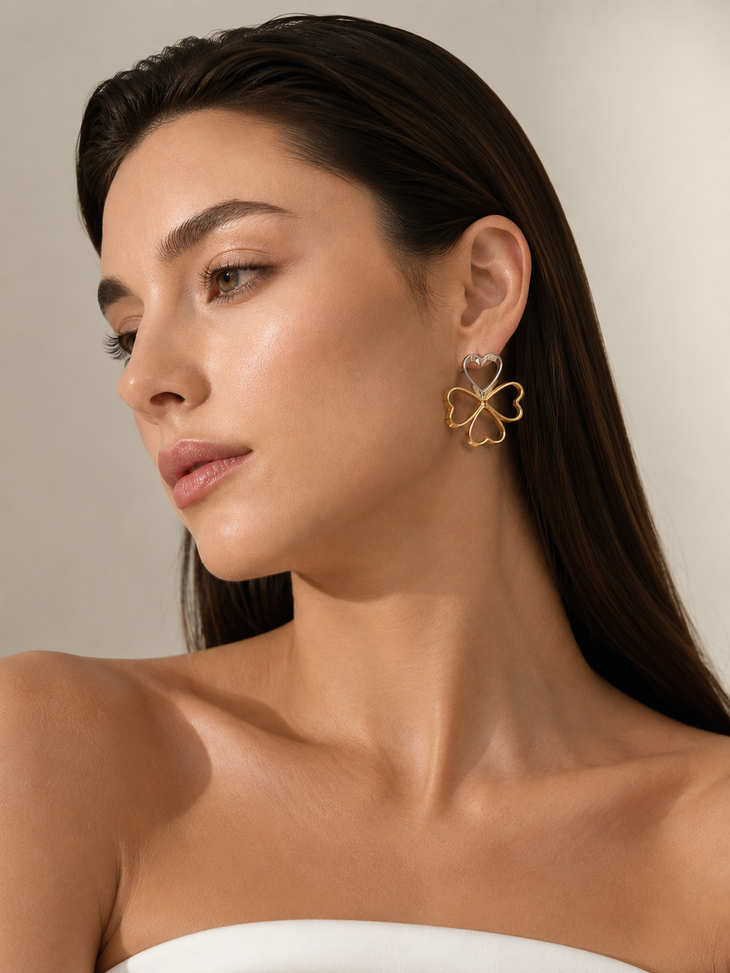 Twin Heart Earrings