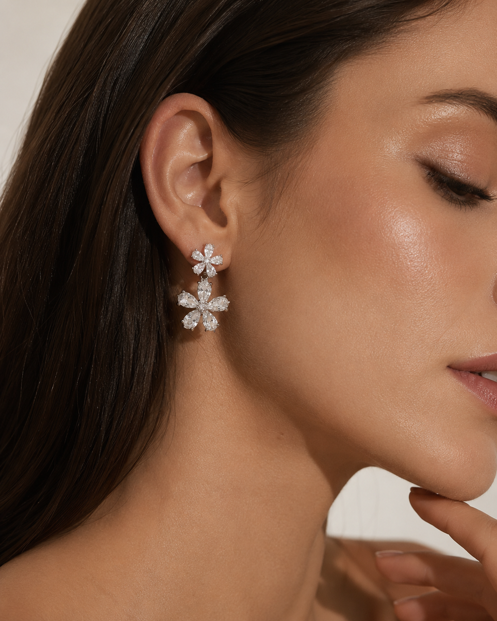Snow Bloom Earrings