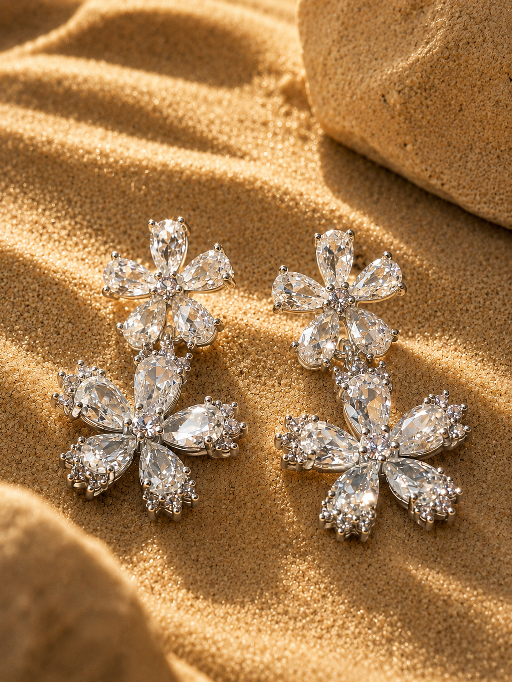 Snow Bloom Earrings