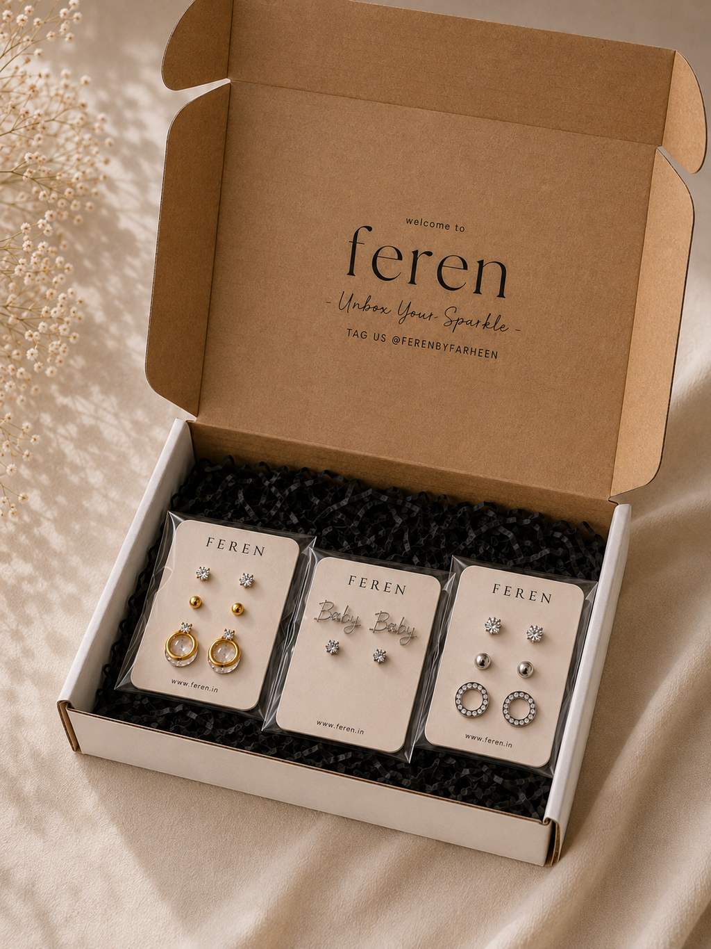 Earring Combo | Pack of 3 | 8 Pairs
