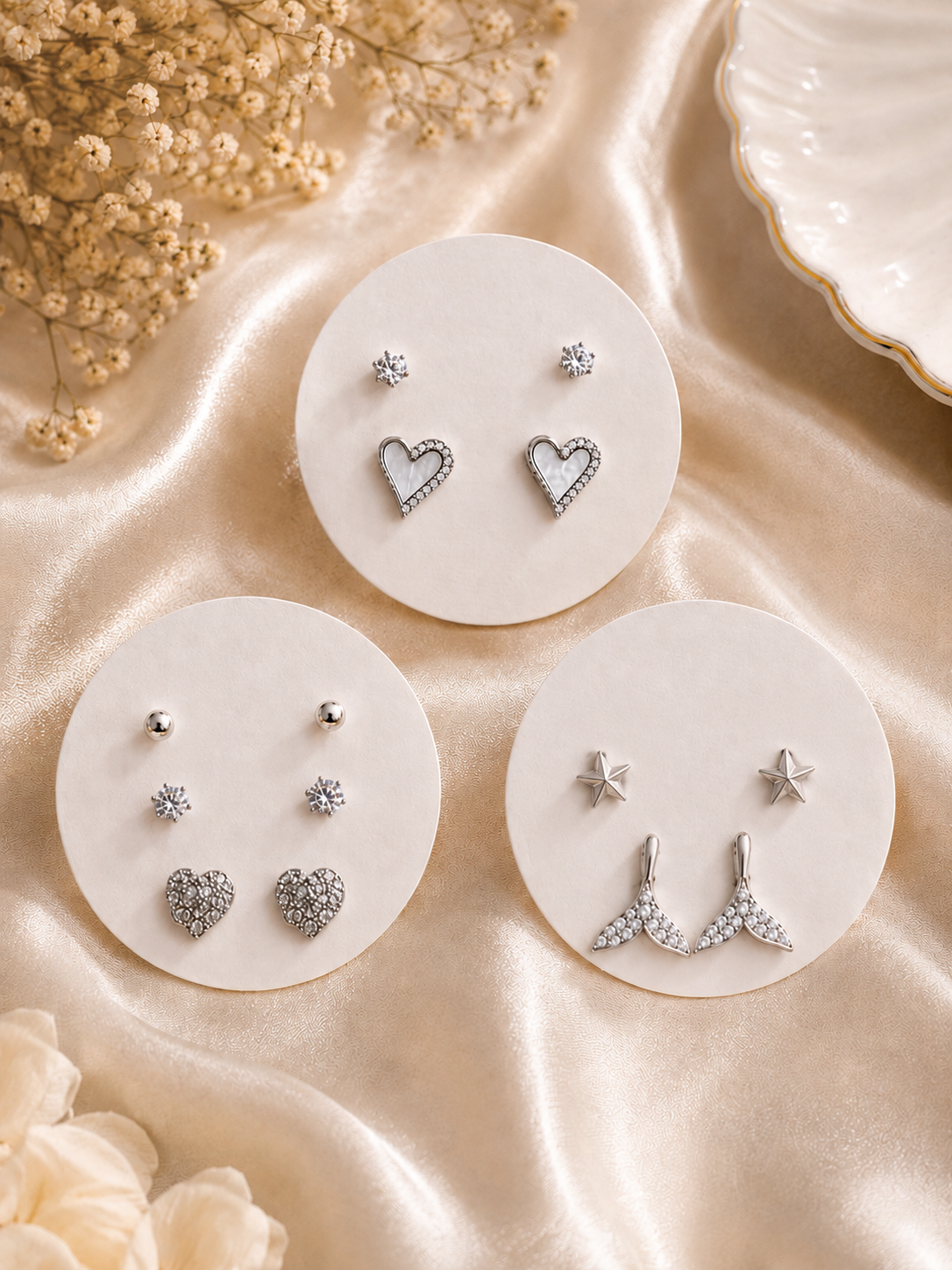 Earring Combo | Pack of 3 | 7 Pairs