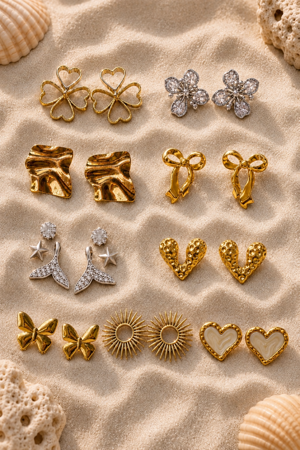 Earring Combo | Pack of 9 | 11 Pairs