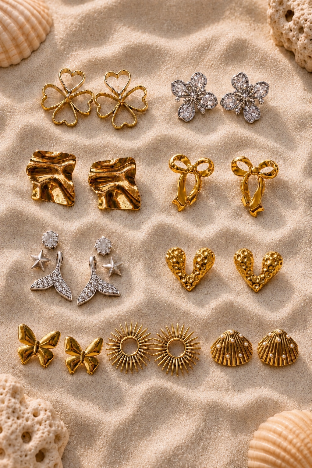 Earring Combo | Pack of 9 | 11 Pairs